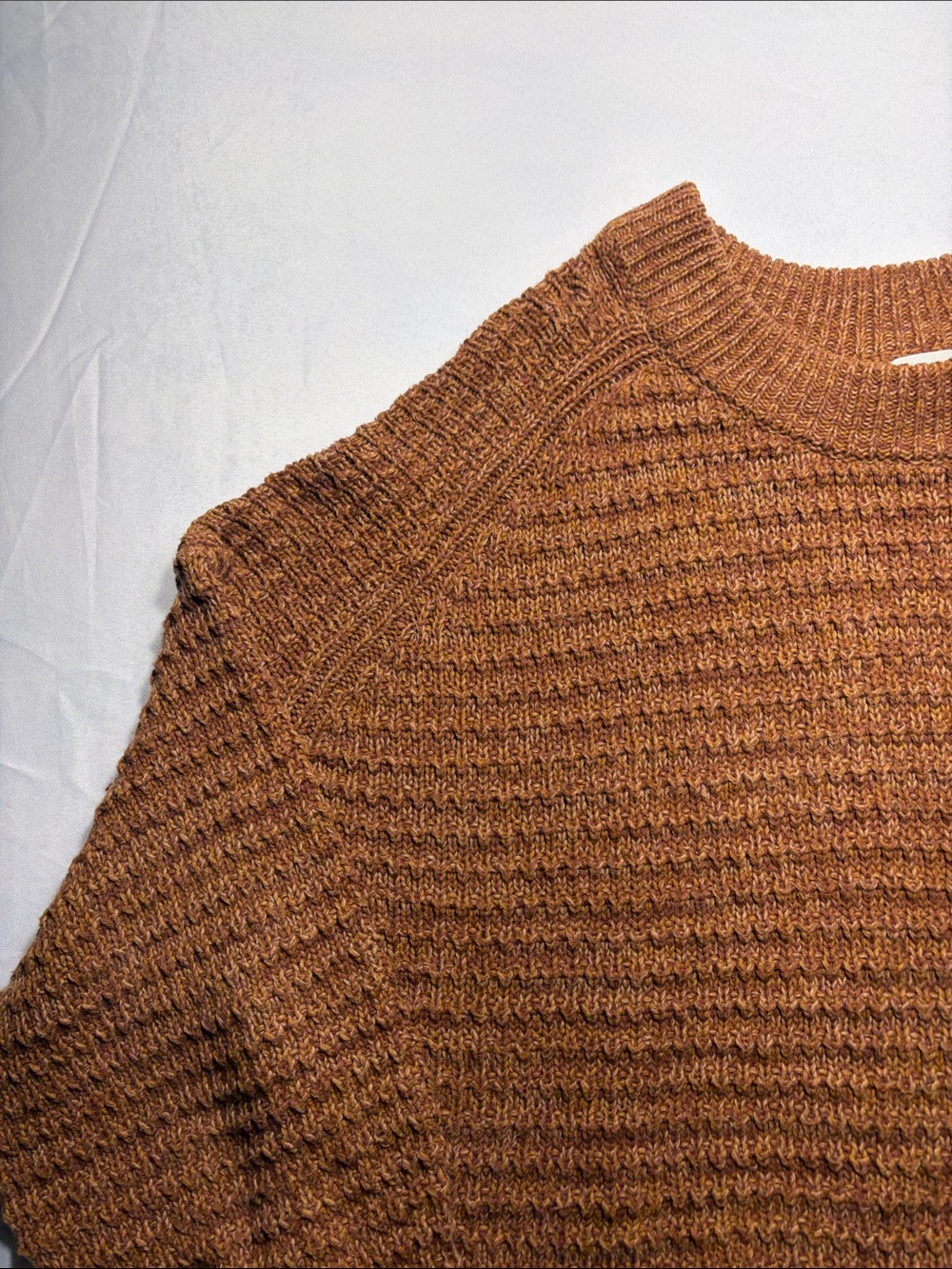 Universal Thread Marled Rust-Brown Knit Sweater - Picture 4 of 6